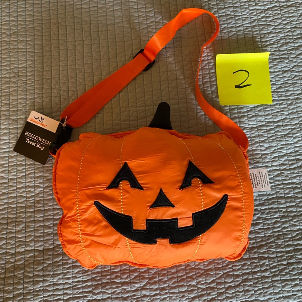 New Happy Halloween Pumpkin Purse/Treat Bag